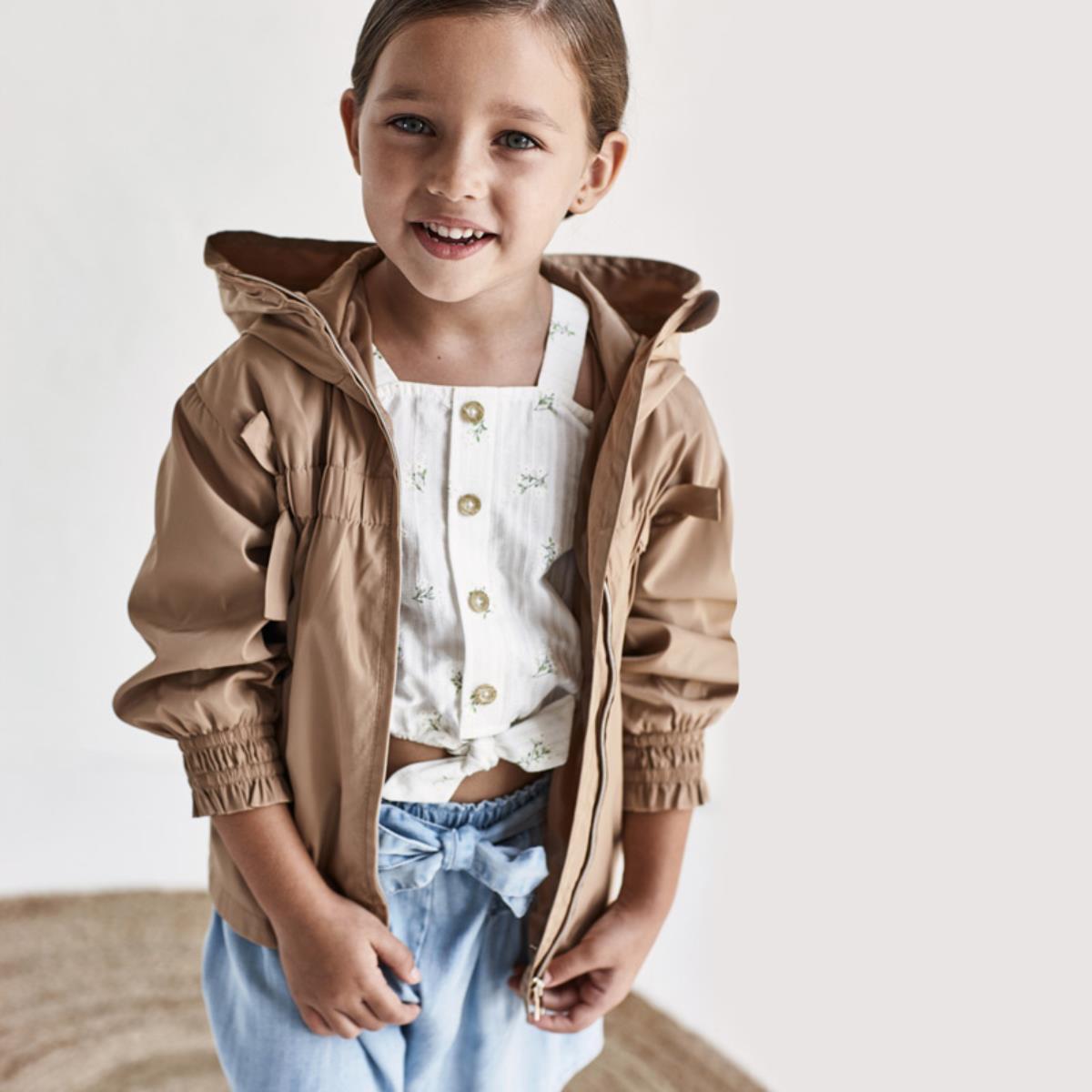 Blusa manica corta bambina Mayoral bianca stampata - ErreGiModaBimbo