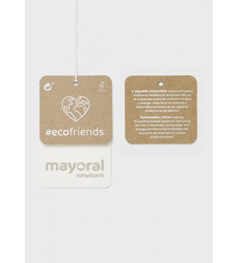 Cappello cotone reversibile bianco e azzurro neonato Mayoral - ErreGiModaBimbo