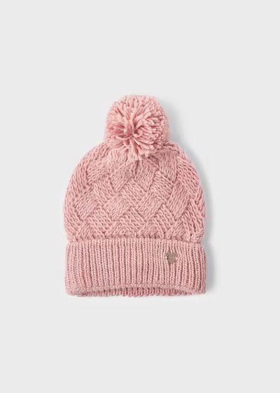 Cappello pompon bambina Mayoral rosa - ErreGiModaBimbo