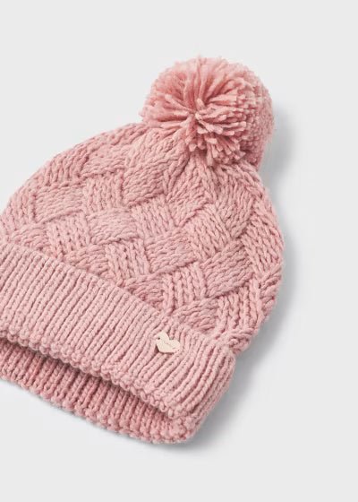 Cappello pompon bambina Mayoral rosa - ErreGiModaBimbo
