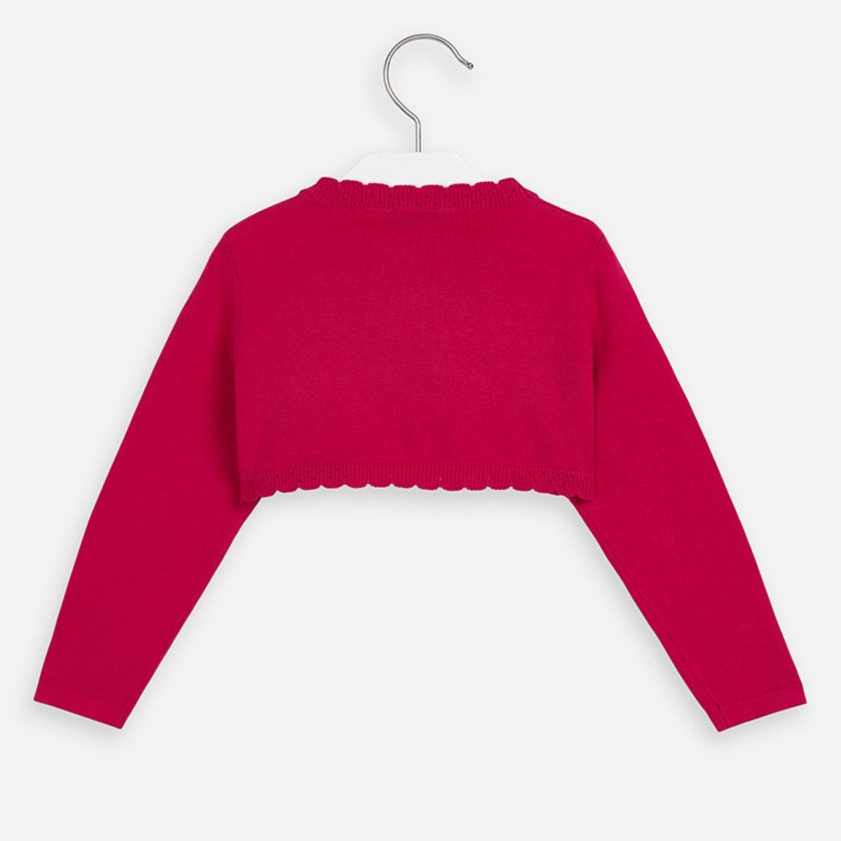 Cardigan bambina Mayoral basico Fragola - ErreGiModaBimbo