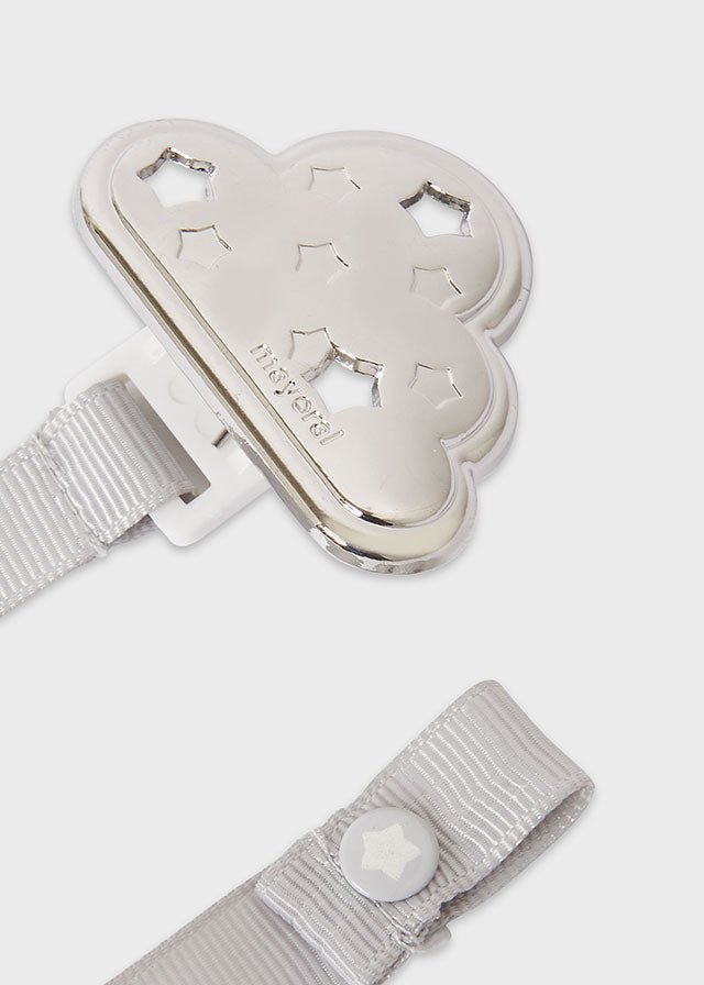 Catenina porta ciuccio Mayoral nuvola bebè grigia - ErreGiModaBimbo