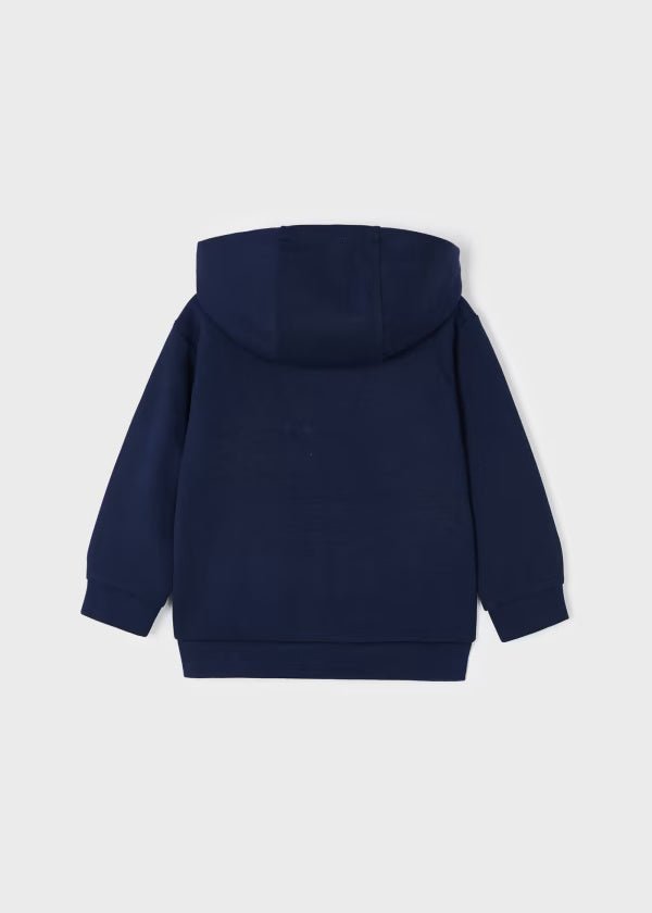Felpa zip con cappuccio bambino Mayoral blu - ErreGiModaBimbo