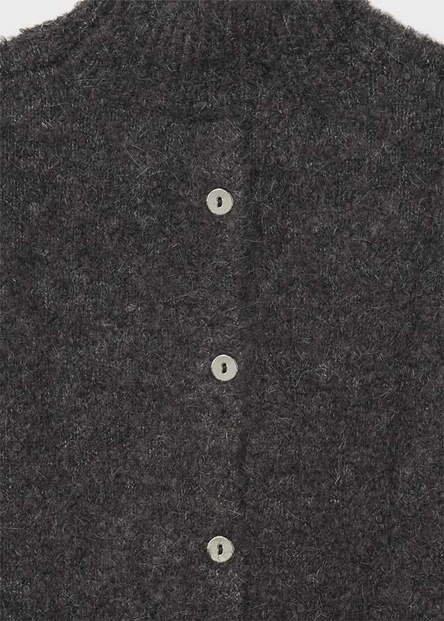 Gilet maglia grigio melange bambina Mayoral - ErreGiModaBimbo