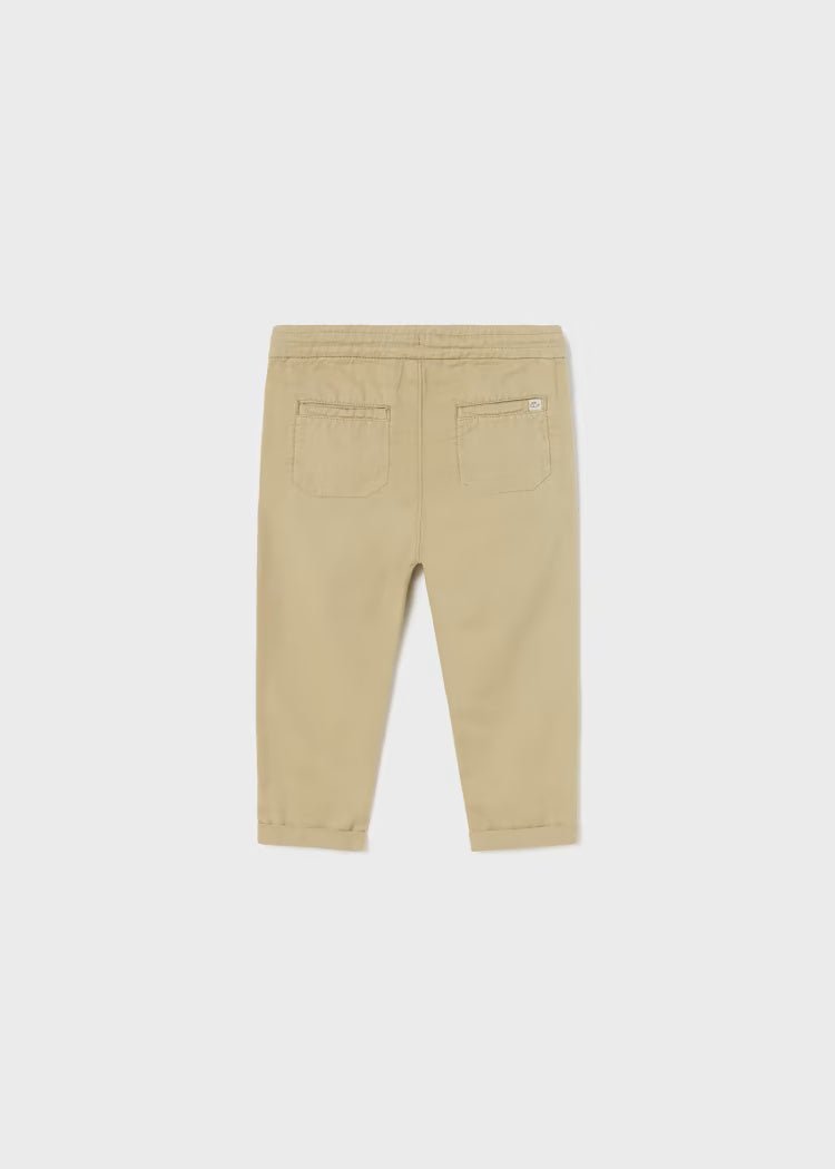 Pantalone chino relaxed neonato Mayoral beige - ErreGiModaBimbo