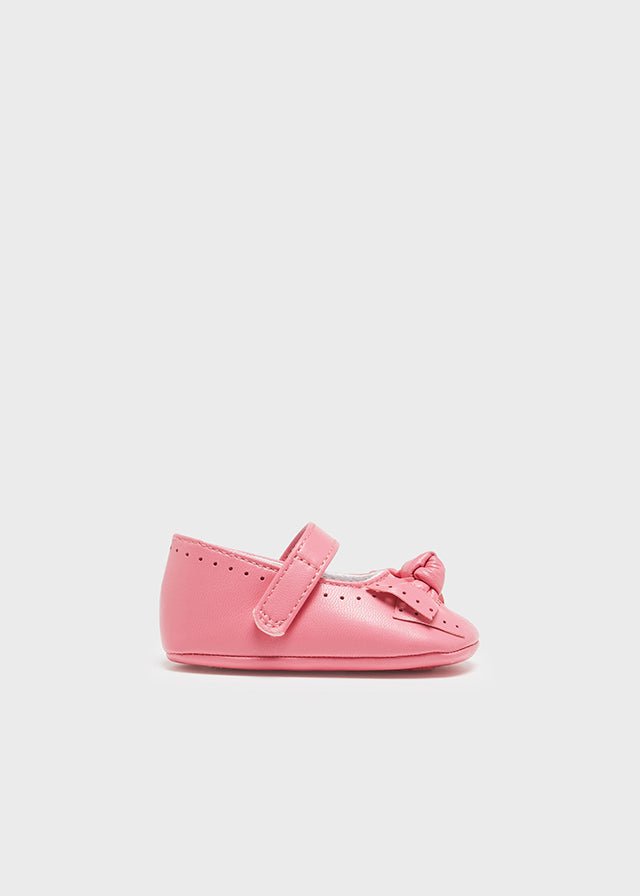Scarpette ballerine fiocco rosa neonata Mayoral Newborn - ErreGiModaBimbo