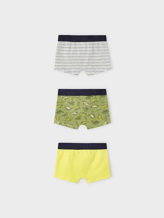 Set 3 Boxer cotone bambino Mayoral "Dinosauri" - ErreGiModaBimbo