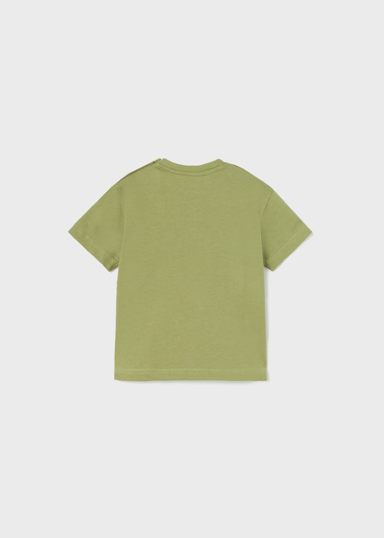 T-shirt interattiva neonato Mayoral verde "Grrrr" - ErreGiModaBimbo