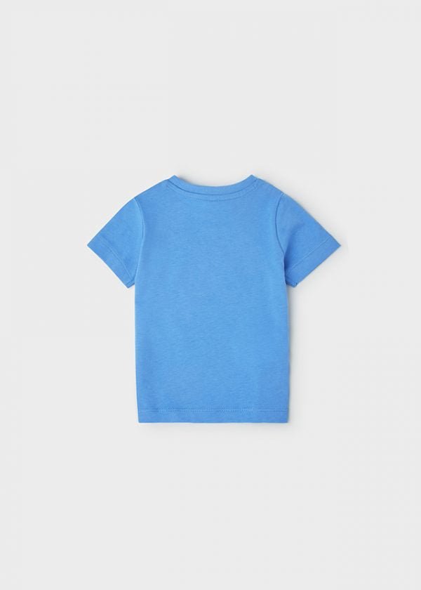 T-Shirt neonato Mayoral azzurra marine - ErreGiModaBimbo