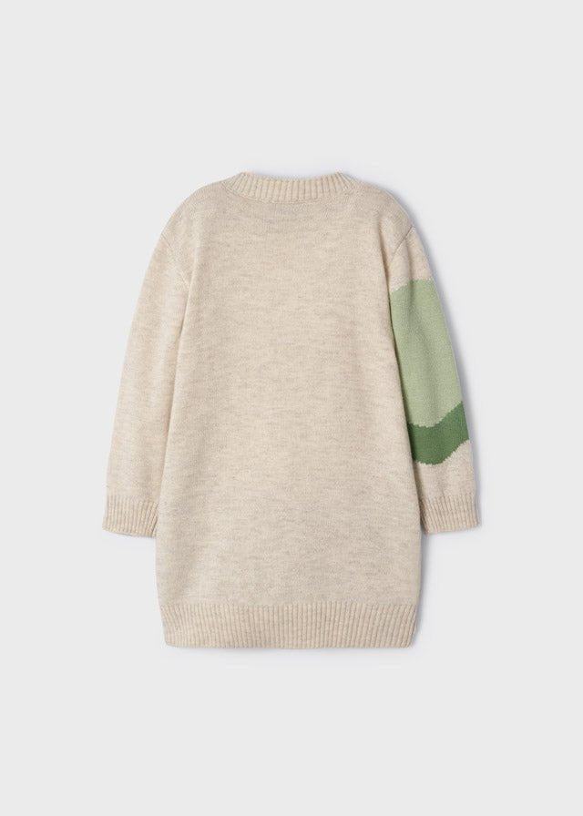 Vestito girocollo bambina Mayoral paesaggio verde - ErreGiModaBimbo