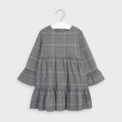 Abito di punto bambina Mayoral fantasia Galles grigio - ErreGiModaBimbo