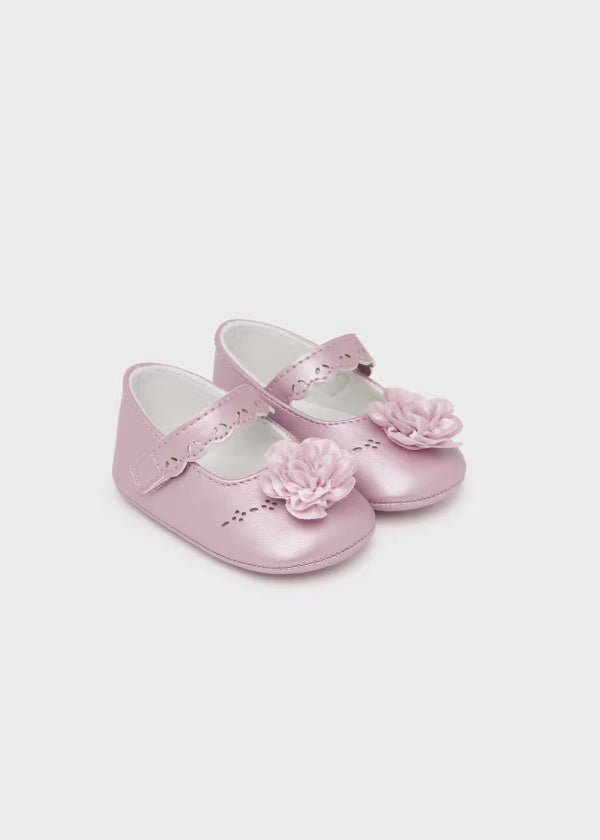 Ballerine fiore neonata Mayoral Newborn lilla - ErreGiModaBimbo