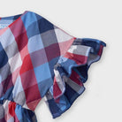 Blusa manica volant bambina Mayoral fantasia quadri - ErreGiModaBimbo