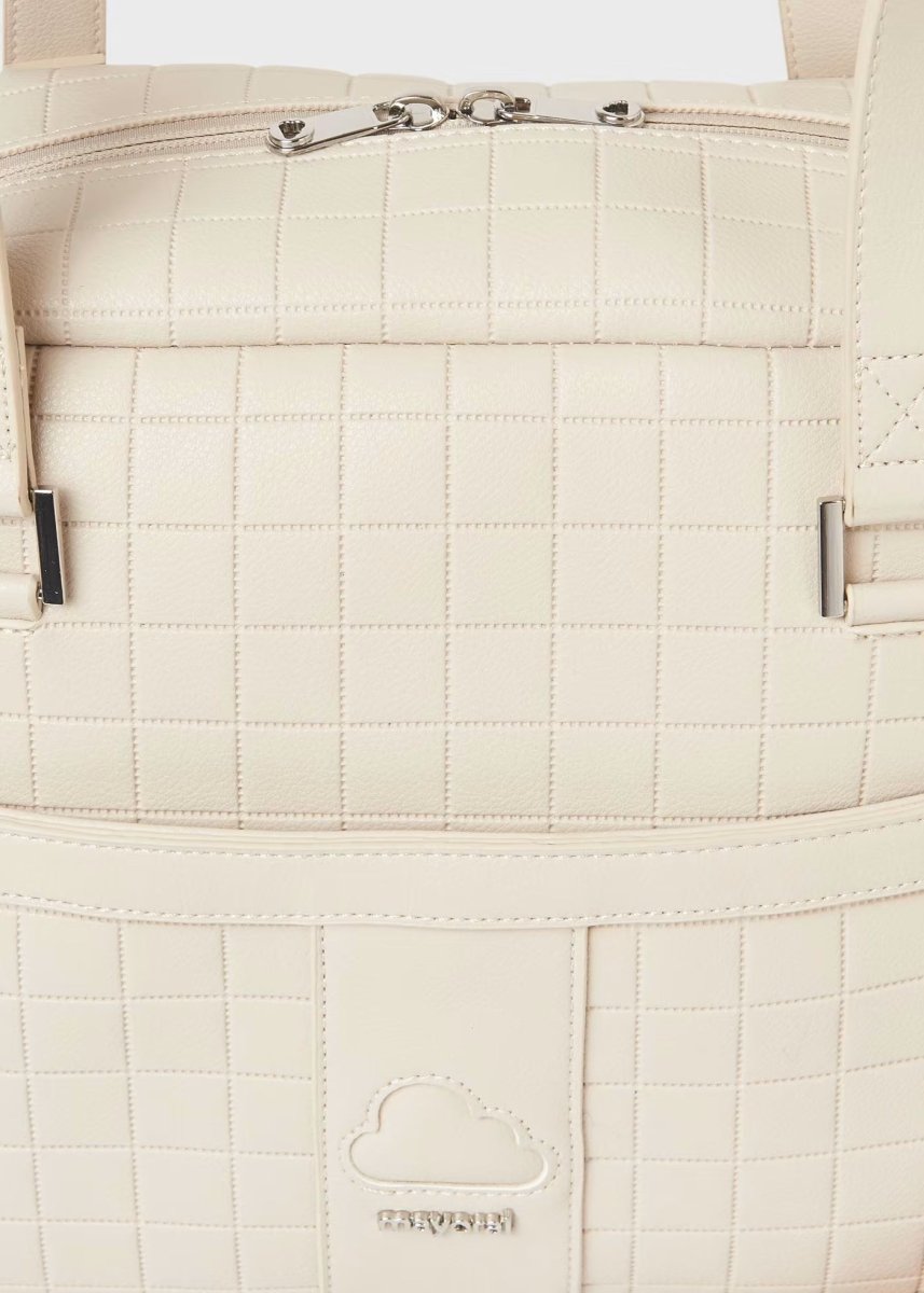 Borsa passeggino imbottita con porta ciuccio Mayoral Beige - ErreGiModaBimbo