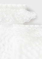 Calzini cerimonia neoanta Mayoral bianchi pizzo - ErreGiModaBimbo