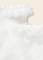 Calzini cerimonia neoanta Mayoral panna pizzo cuori - ErreGiModaBimbo