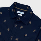 Camicia maniche lunghe bambino Mayoral blu fantasia Biciclette - ErreGiModaBimbo