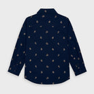Camicia maniche lunghe bambino Mayoral blu fantasia Biciclette - ErreGiModaBimbo