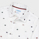 Camicia maniche lunghe bambino Mayoral fantasia bandiere - ErreGiModaBimbo