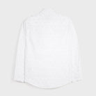 Camicia ragazzo Mayoral bianco fantasia rigata puntini - ErreGiModaBimbo