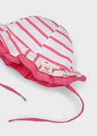 Cappello reversibile neonata Mayoral righe rosa - ErreGiModaBimbo