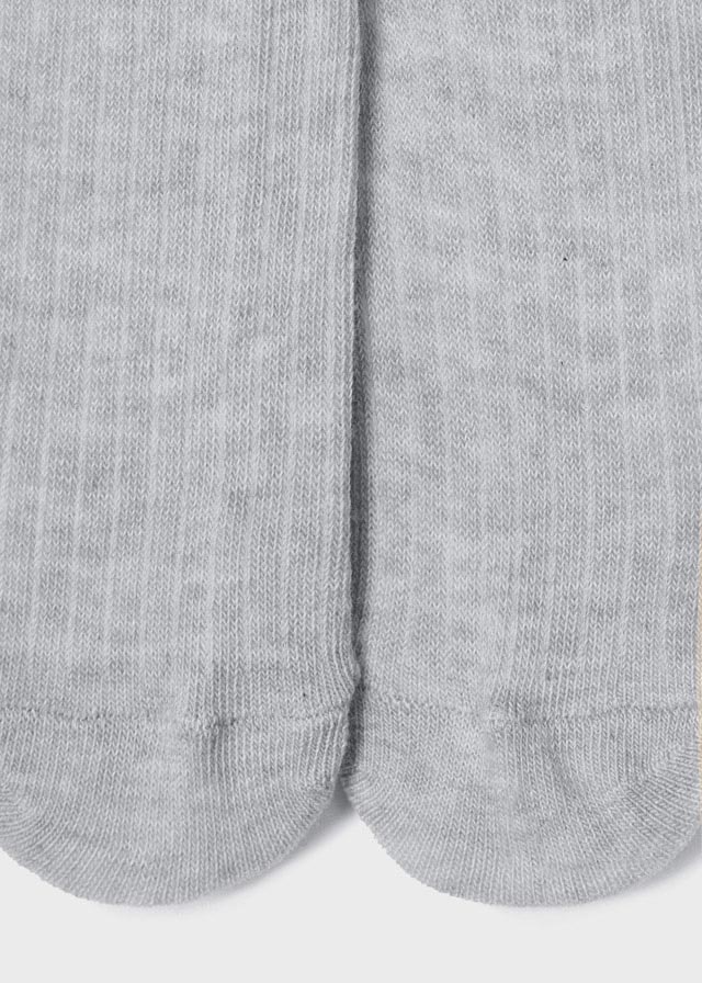 Collant calzamaglia costine rigato grigia Mayoral Newborn - ErreGiModaBimbo