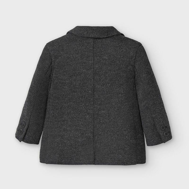 Giacca neonato Mayoral scollo a V colore grigio - ErreGiModaBimbo