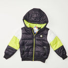 Giubbotto neonato Ativo invernale tricolor con bussola nero - ErreGiModaBimbo