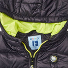 Giubbotto neonato Ativo invernale tricolor con bussola nero - ErreGiModaBimbo