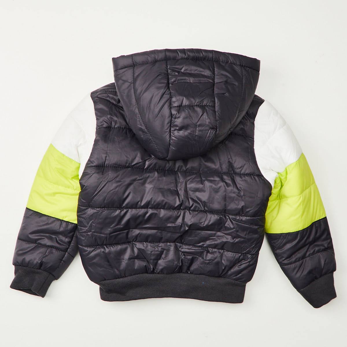 Giubbotto neonato Ativo invernale tricolor con bussola nero - ErreGiModaBimbo