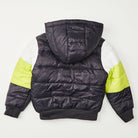 Giubbotto neonato Ativo invernale tricolor con bussola nero - ErreGiModaBimbo