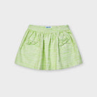 Gonna bambina Mayoral con pinces e tasche verde - ErreGiModaBimbo