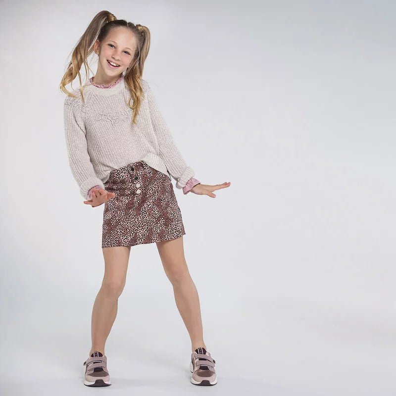 Gonna ragazza Mayoral maculata rosa - ErreGiModaBimbo