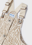 Gonna salopette bambina Mayoral beige tigrato - ErreGiModaBimbo