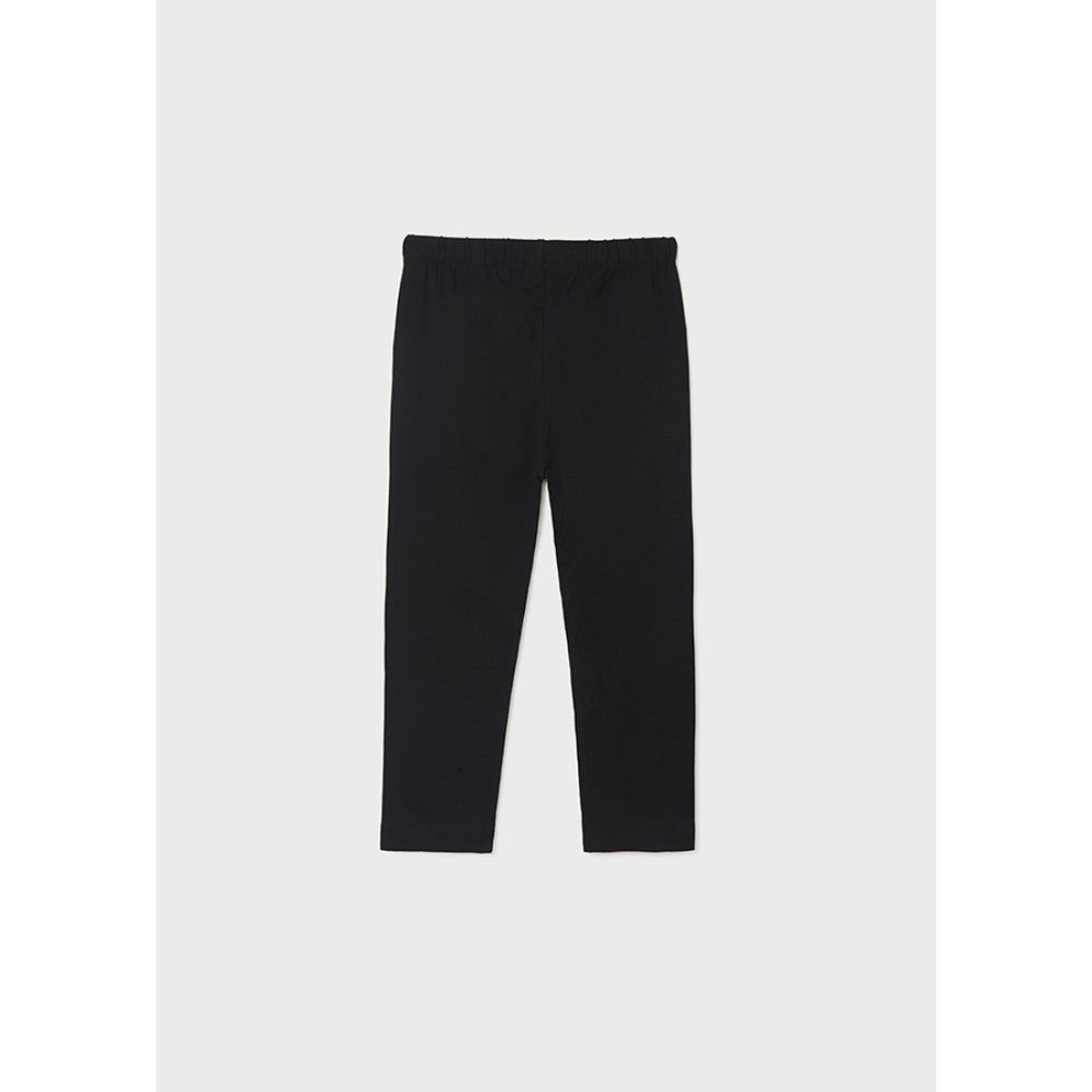 Leggings corto basico ragazza Mayoral nero - ErreGiModaBimbo