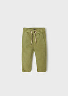 Pantalone chino relaxed neonato Mayoral verde - ErreGiModaBimbo
