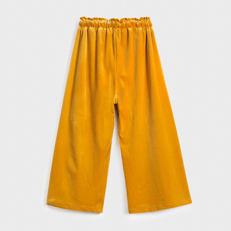 Pantalone ragazza Mayoral in velluto a costine giallo - ErreGiModaBimbo