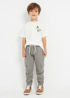 Pantalone tuta sportivo fresco cotone bambino Mayoral grigio - ErreGiModaBimbo