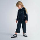Pantaloni Cropped fluido bambina Mayoral blu scuro - ErreGiModaBimbo