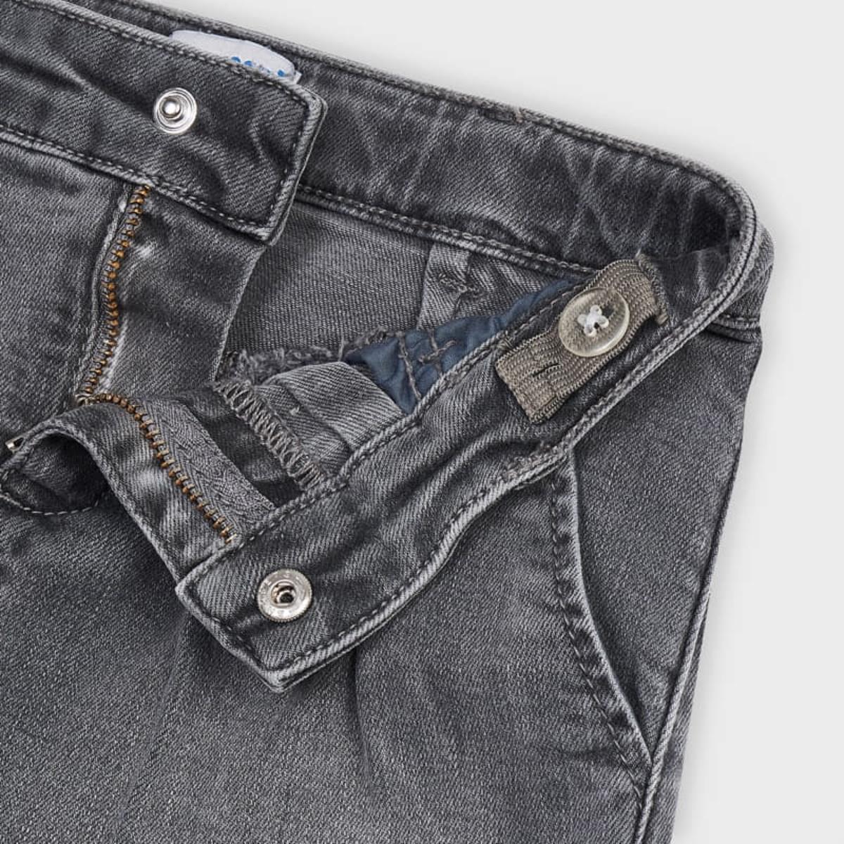 Pantaloni palazzo in jeans grigio bambina Mayoral - ErreGiModaBimbo