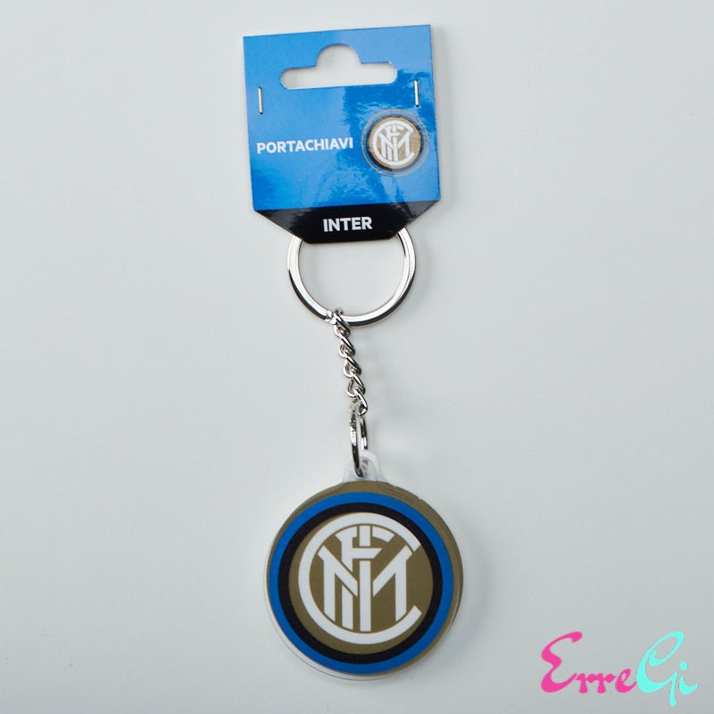 Portachiavi stemma Ufficiale F.C. Inter - ErreGiModaBimbo
