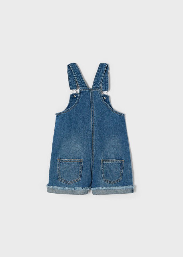 Salopette corta bambina Mayoral denim jeans - ErreGiModaBimbo