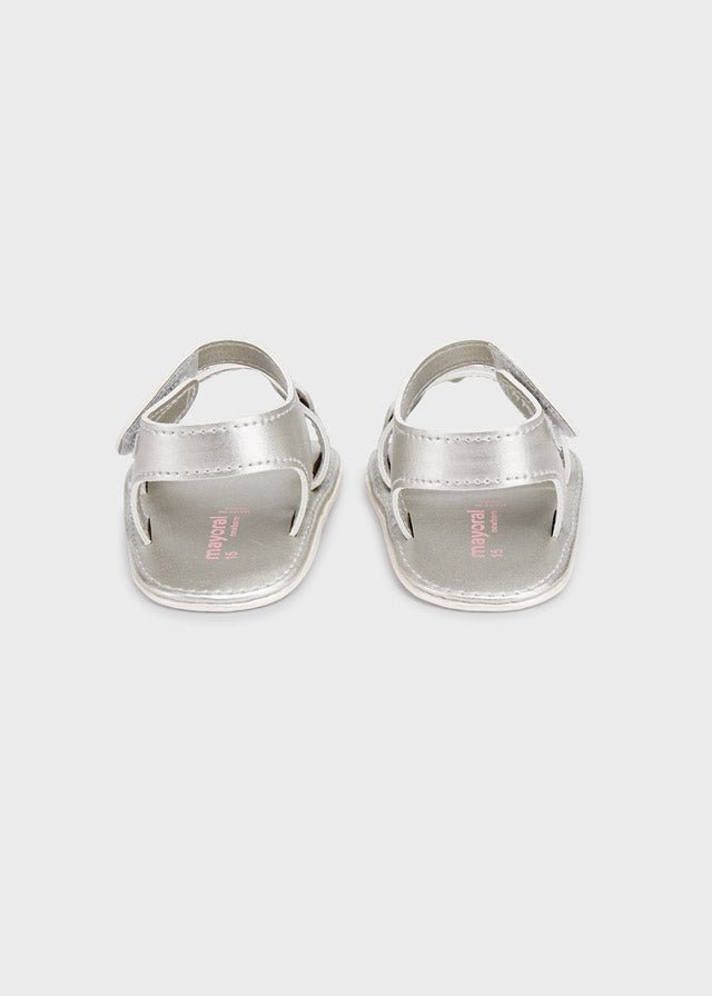 Sandali argento neonata Mayoral Newborn - ErreGiModaBimbo