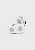 Scarpe tela bianco neonato con velcro Mayoral Newborn - ErreGiModaBimbo