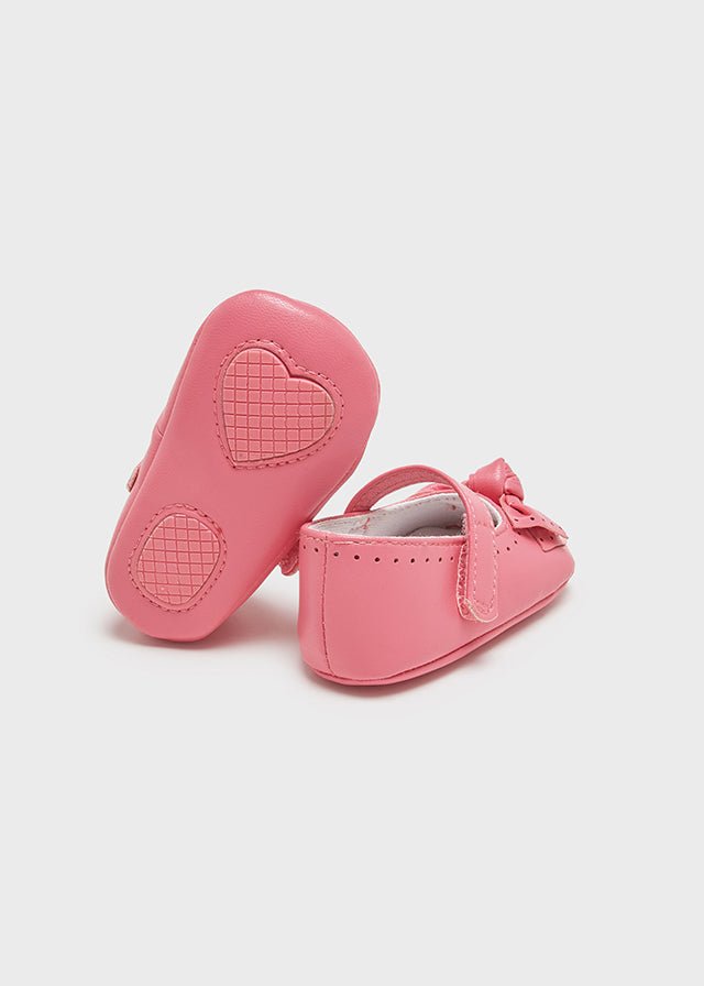 Scarpette ballerine fiocco rosa neonata Mayoral Newborn - ErreGiModaBimbo