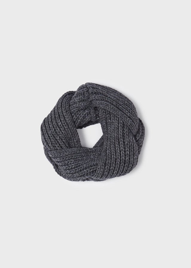 Sciarpa intrecciata bambina Mayoral grigia - ErreGiModaBimbo