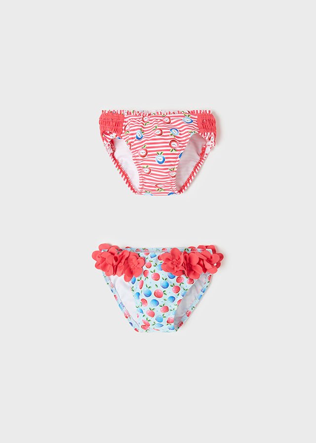 Set 2 slip costume da bagno neonata "Fruit" - ErreGiModaBimbo