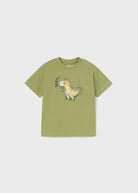 T-shirt interattiva neonato Mayoral verde "Grrrr" - ErreGiModaBimbo