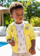 T-shirt neonato Mayoral bianca stampa cani - ErreGiModaBimbo