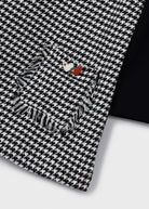 Vestito combinato bambina Mayoral fantasia pied de poule - ErreGiModaBimbo